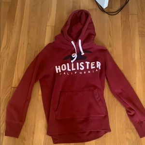 Red Hollister sweatshirt